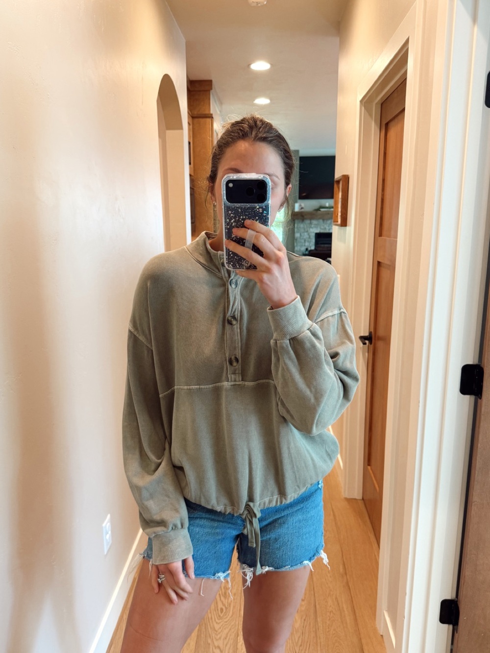 OLD NAVY BUTTON TOP